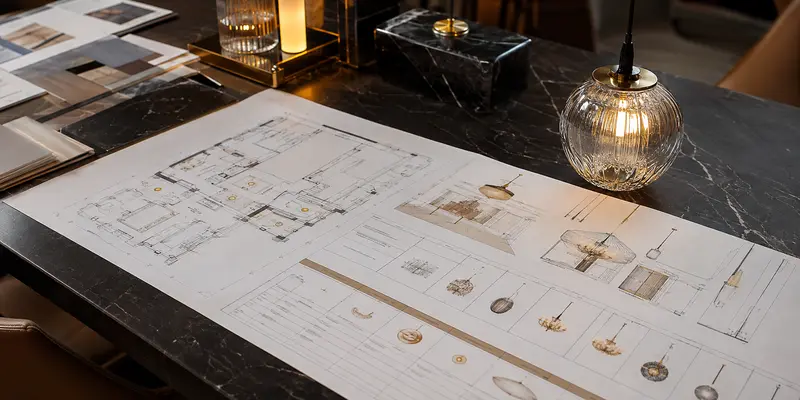 Custom hotel lighting scope and approved design intent review