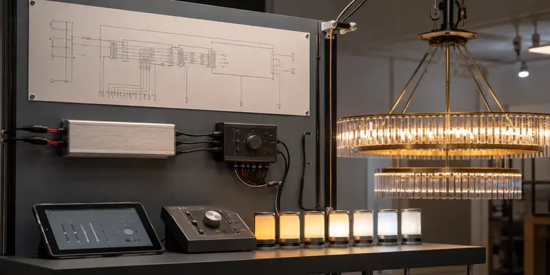 Hotel lighting electrical specifications and control components