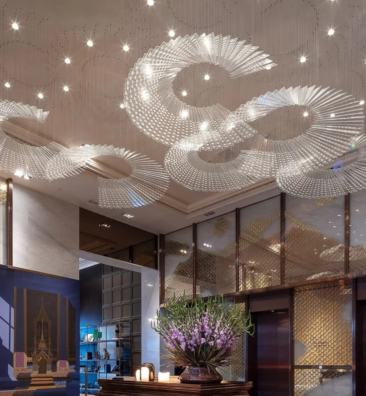bespoke lobby chandelier bespoke lobby chandelier