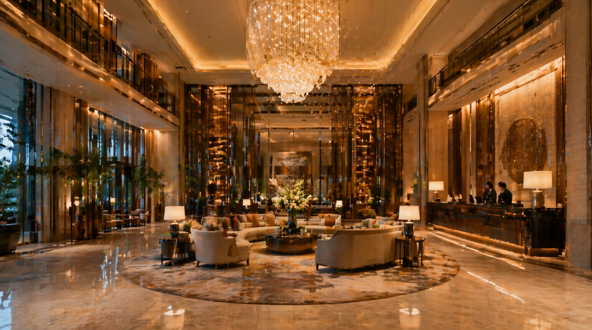 The 3 lighting layers every hotel lobby