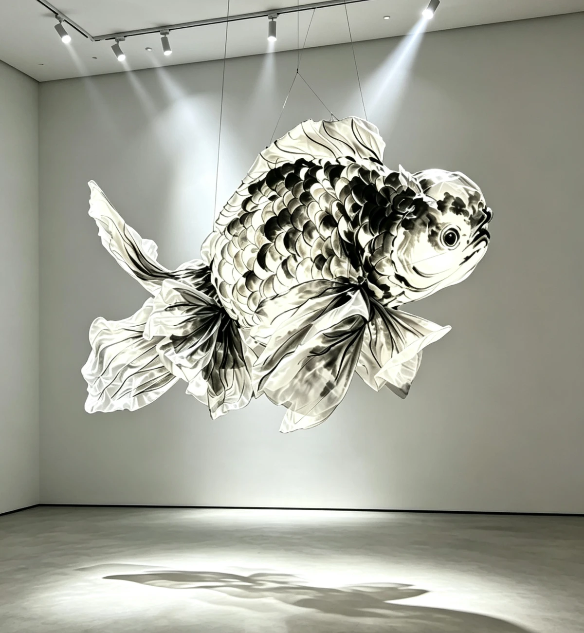 Floating Spirit Fish Organic Chandelier Floating Spirit Fish Organic Chandelier