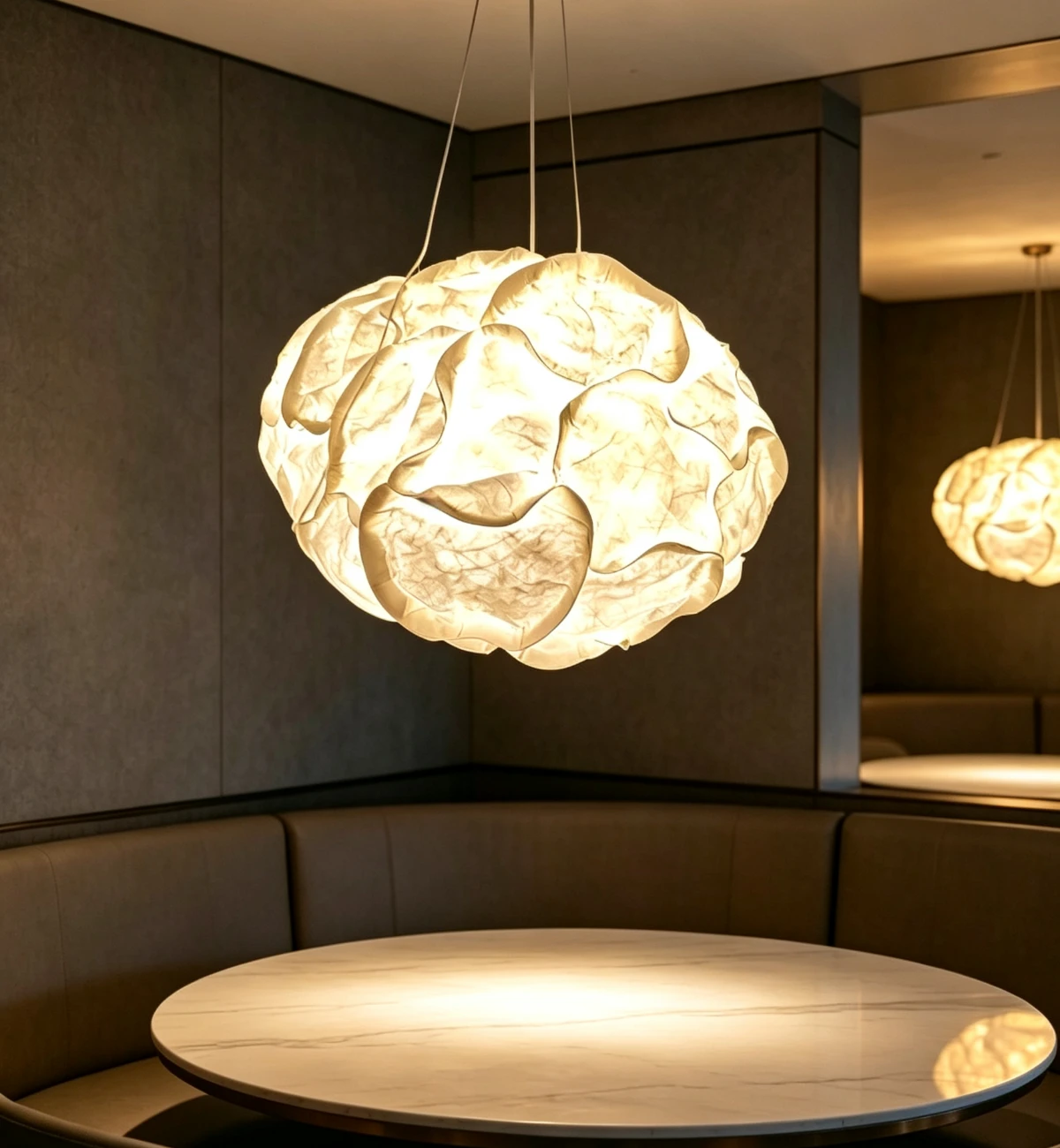 Cloud-Fold Suspended Sculptural Pendant Light Scheme Cloud-Fold Suspended Sculptural Pendant Light Scheme
