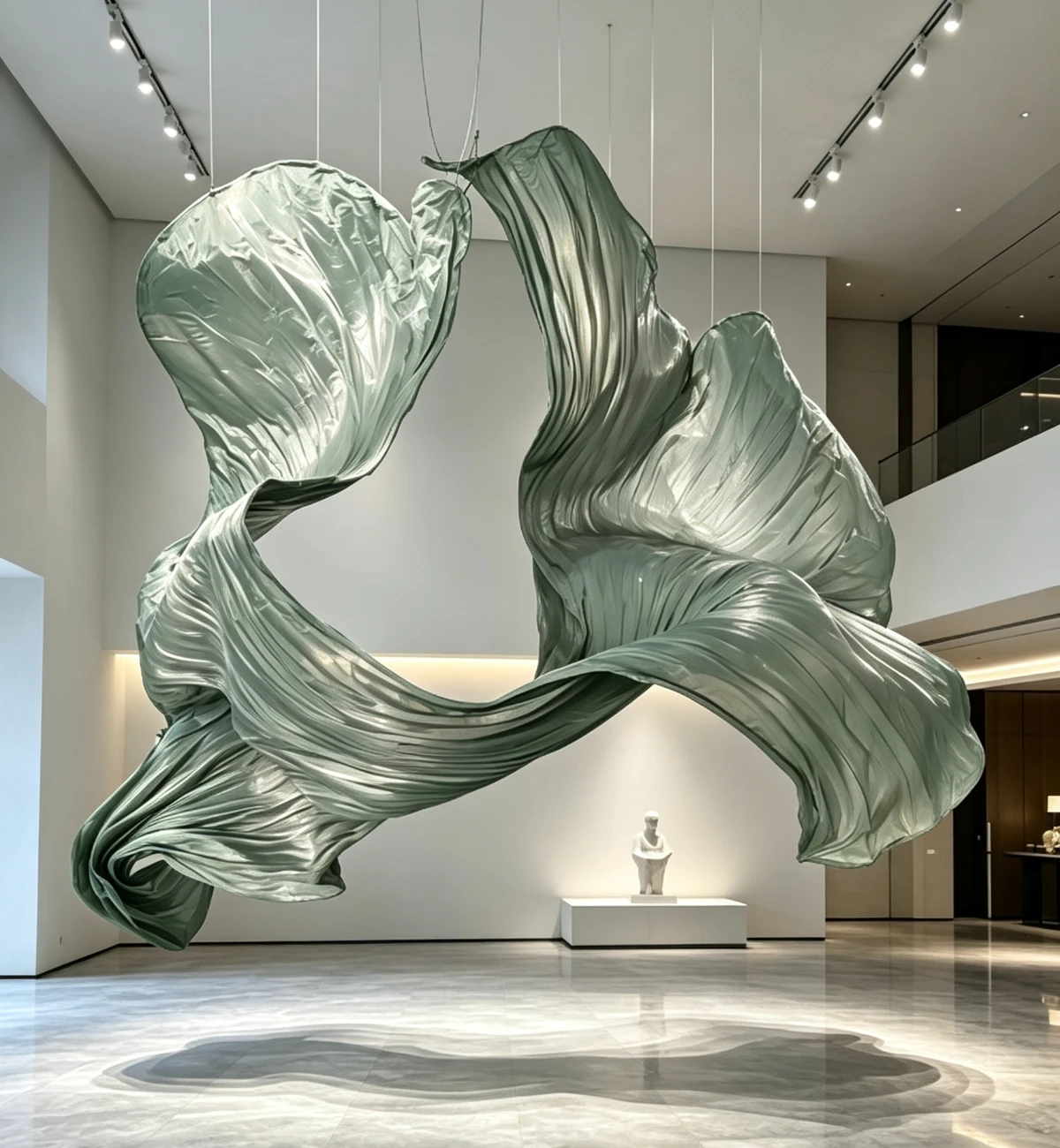 Forest Leaf Folded Veil Modern Organic Chandelier Forest Leaf Folded Veil Modern Organic Chandelier