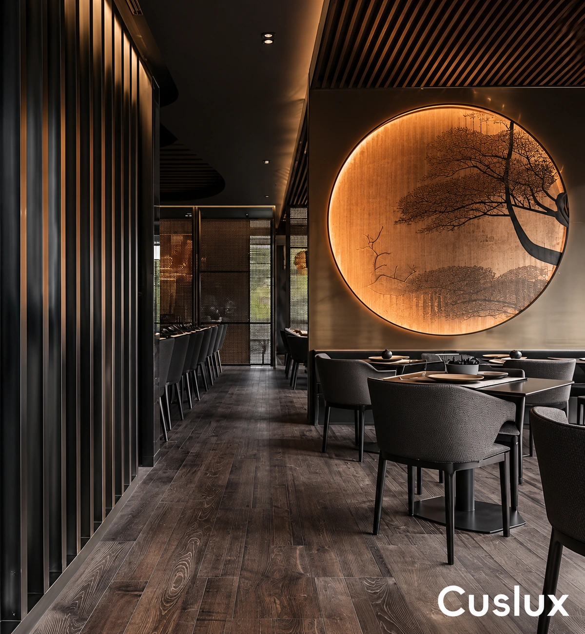 1788923274171301.webp round landscape backlit wall light with wooden design.webp