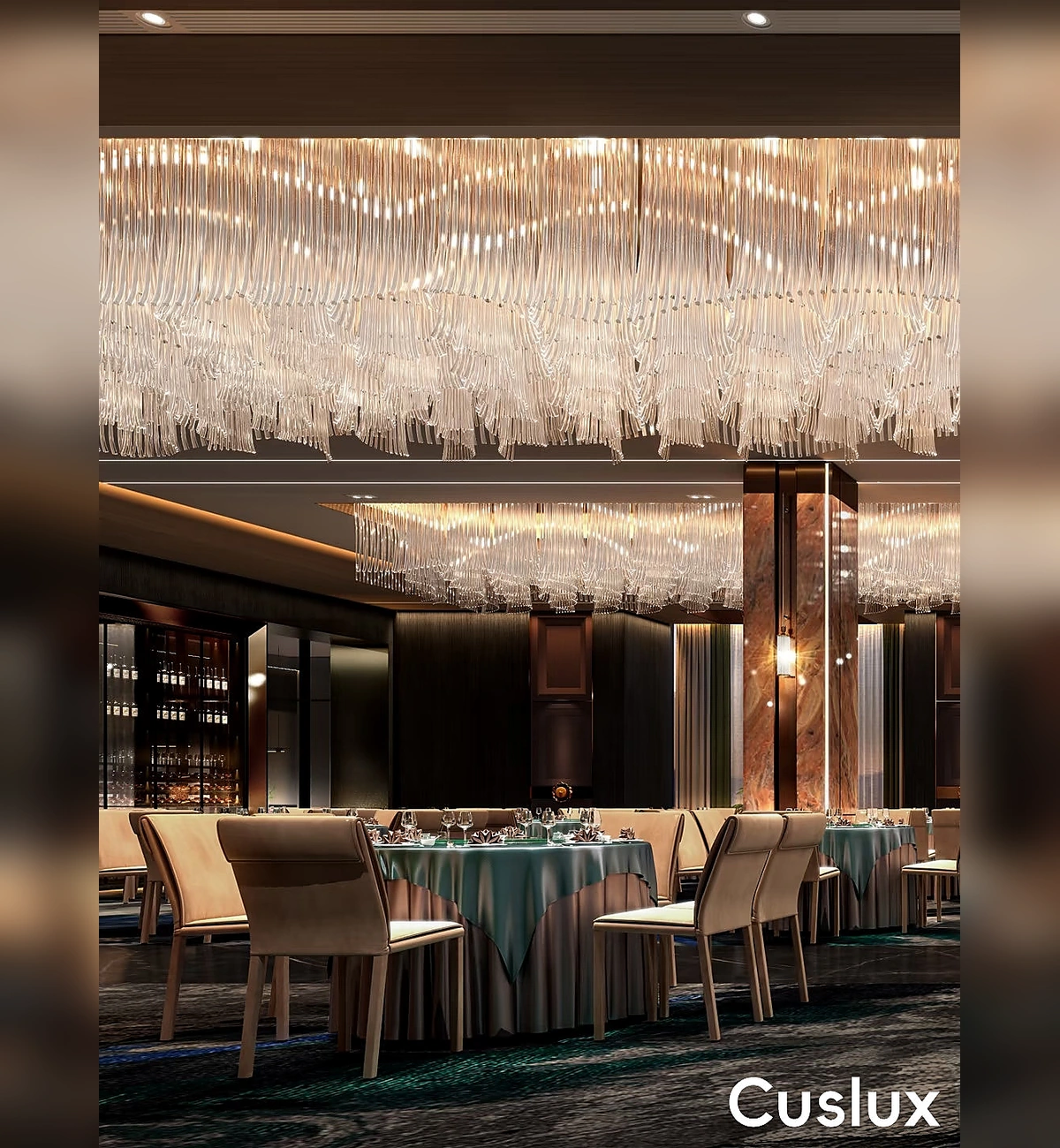 luxury hotel lighting installation for business banquet hall.webp