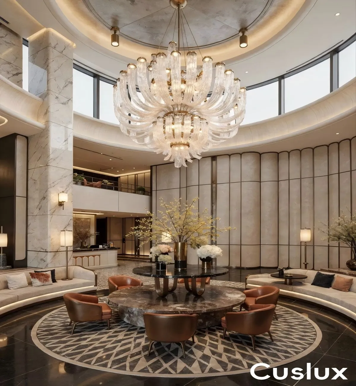 1792467834109833.webp Multi-tier round crystal chandelier for a luxury hotel lobby.webp